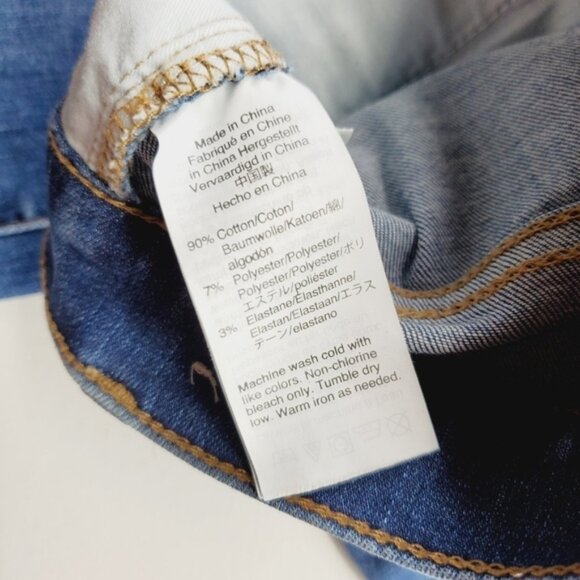 Madewell Cali Demi Boot Women Jeans Raw Hem Edition 28 Zip Fly High Waist - Picture 10 of 13